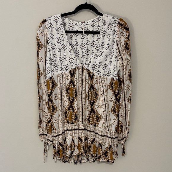 Free People Down By the Bay tunic size small - Picture 2 of 6